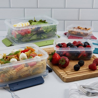 Simply Green Eco Click Food Storage Container Sets - 4pc
