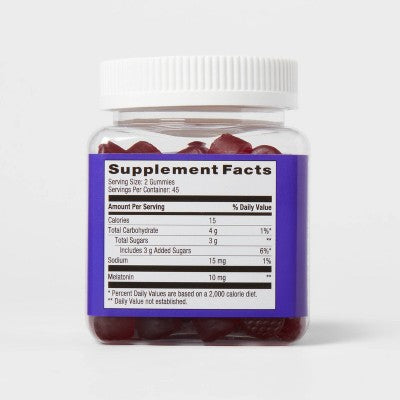 Adult Melatonin 10mg Gummies - 90ct - up&up