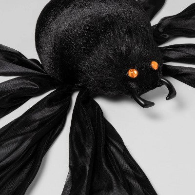245" Large Flowing Fabric Spider Halloween Decorative Prop Black - Hyde and EEK! Boutique