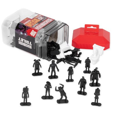 Skibidi Toilet Battle Action Figure Bucket
