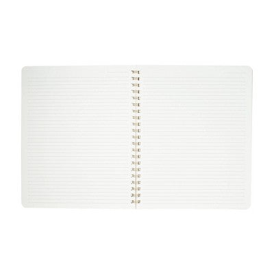 FRINGE 9"x11" Spiral Notebook College Rule Squeeze Stripe 120 Pages