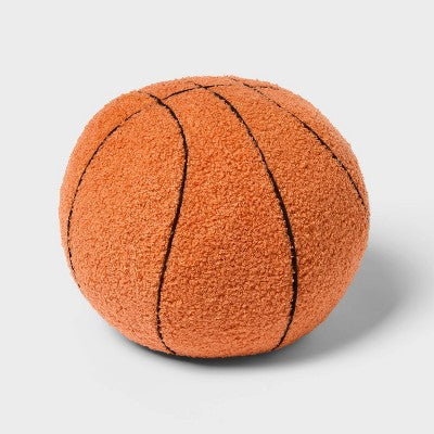 Basketball Sport Boucle Kids' Decorative Throw Pillow - Pillowfort