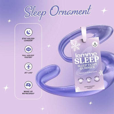 Lemme Sleep Gummies - Holiday Ornament - 6ct