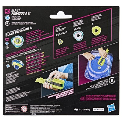 Beyblade X Clip & Rip Launcher Set Battle Tops