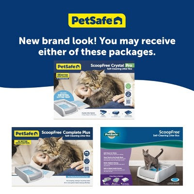 PetSafe ScoopFree Complete Plus Self-Cleaning Cat Litter Boxwith Disposable Crystal Litter Tray (LOCAL PICKUP ONLY)