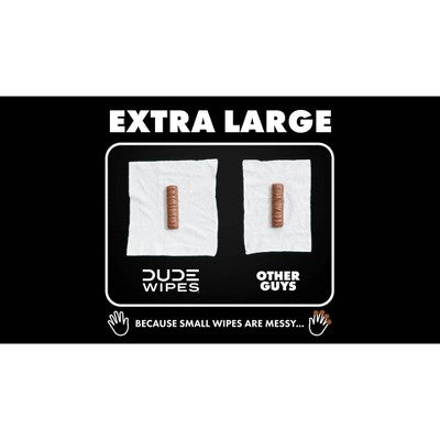 Dude Wipes Odor Destroyer Flushable Personal Wipes - 48ct/3pk