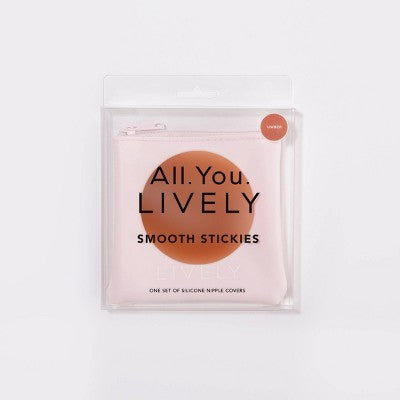 All.You.LIVELY Women's Adhesive Strapless Backless Smooth Stickies - Umber One Size