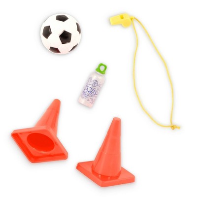 Our Generation Mateo Posable 18" Boy Doll in Soccer Uniform with Accessories