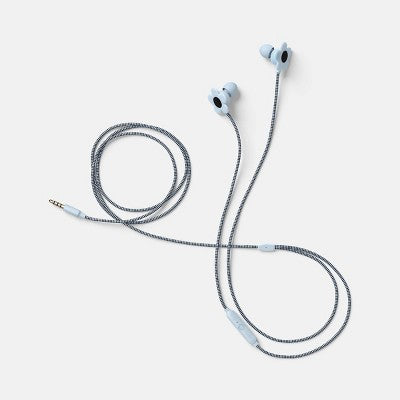 Wired Earbuds - heyday Flower: 3.5mm Jack, Built-In Microphone, Silicone Cushion