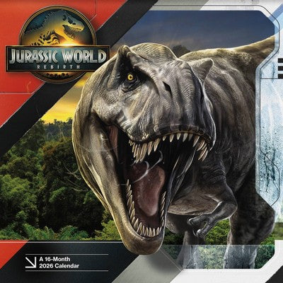 DateWorks 12"x12" 2026 Jurassic Wall Calendar