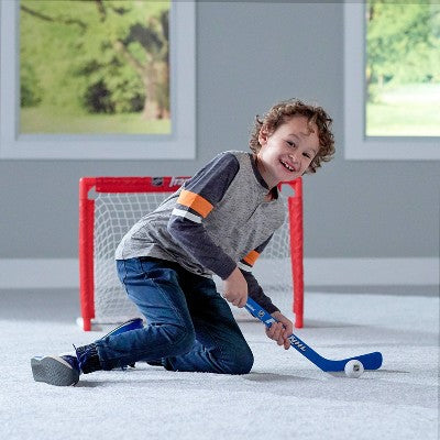 NHL Mini Hockey Goal Stick & Ball Toy Hockey Set - 6pc (LOCAL PICKUP ONLY)