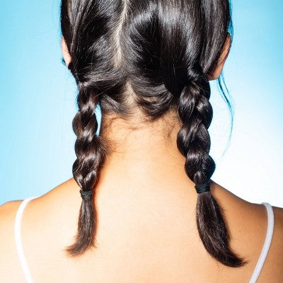 Gimme Beauty Medium Braid Ends Hair Band - Black - 25pk