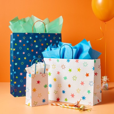 20ct Stars White/Green/Blue Tissue Paper - Spritz