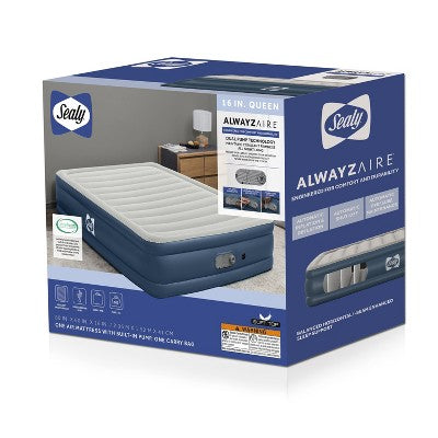 Sealy AlwayzAire Air Mattress Queen with Built-in Dual Pump (LOCAL PICKUP ONLY)