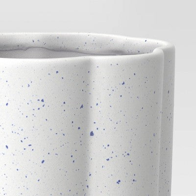 Scallop Planter Blue Speckled - Room Essentials