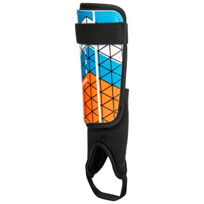 Franklin Sports Shin Guards 2pk - Blue/Orange S