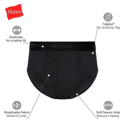 Hanes Boys' Space Print 7pk Briefs - S