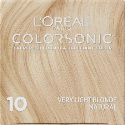 L'Oreal Paris Colorsonic Permanent Hair Color Cartridge-Very Light Blonde Nat.10