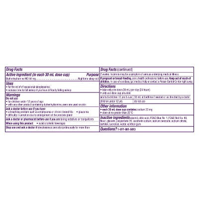 ZzzQuil Nighttime Sleep-Aid Liquid - Berry - 24 fl oz