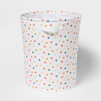 Extra Large Polka Dot Kids' Fabric Bin - Pillowfort