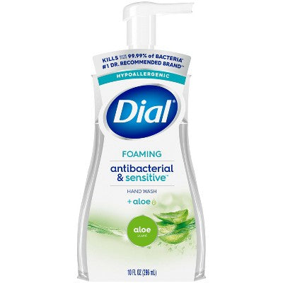 Dial Sensitive Aloe Hand Soap Foam Pump - 10 fl oz