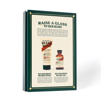 Duke Cannon Supply Co. Bourbon Beard Men's Holiday Gift Set - 2pc
