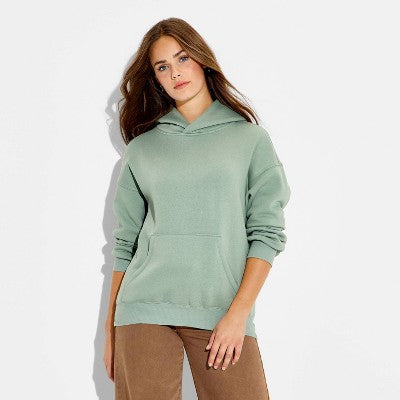 Women's Oversized Graphic Hooded Pullover Sweatshirt  XL