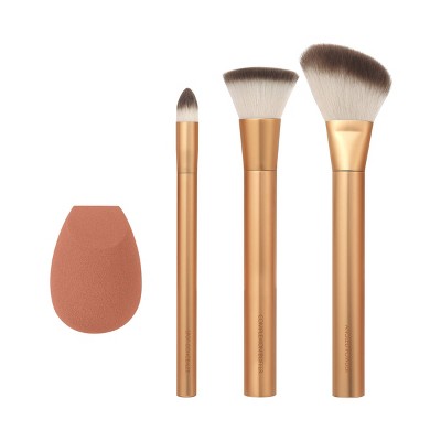 EcoTools Precious Metals Face Blend and Sculpt Brush Set - 4pc