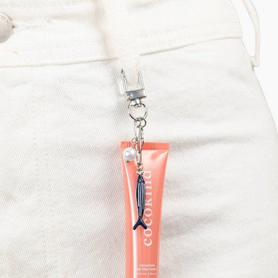 Studio Artifact Lip Charm Keychain Accessory - Fish: Zinc Alloy Material, Beauty Tool Set