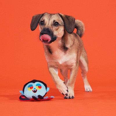 BARK Halloween The Boogieman Vampire Spikey Ball Dog Plush Toy
