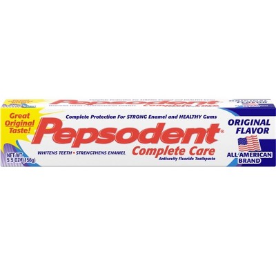 Pepsodent Complete Care Toothpaste Original 5.5 Oz