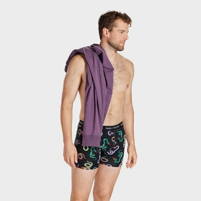 Pair of Thieves Men's Snake Print Super Fit Boxer Briefs 2pk - M