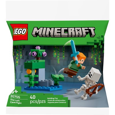 LOT OF 5!!! LEGO Minecraft The Lush Cave Fight 30705