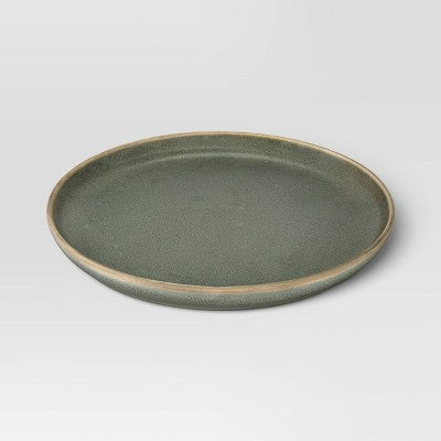 Stoneware Tilley Salad Plate Olive Green - Threshold