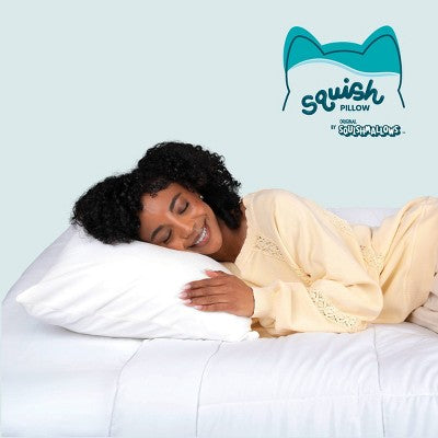 SquishPillow by Original Squishmallows Standard Firm Bed Pillow and Ultra Soft Pillowcase Cover (LOCAL PICKUP ONLY)