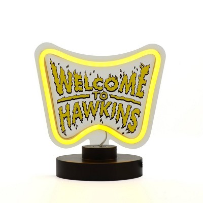 Stranger Things Welcome to Hawkins Neon Logo