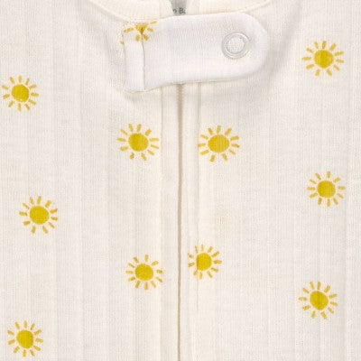 Carter's Baby Sun Graphic Footed Pajamas - Yellow 9M