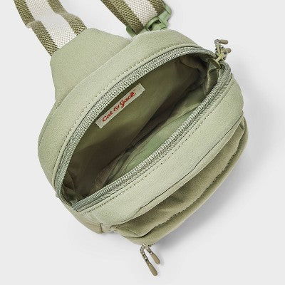 Boys' Sling Bag - Cat & Jack Olive Green