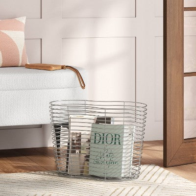 Metal Basket Silver - Threshold