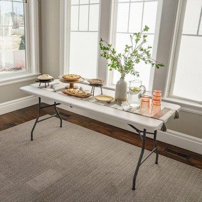 Peakform 6' Folding Banquet Table Off White (LOCAL PICKUP ONLY)