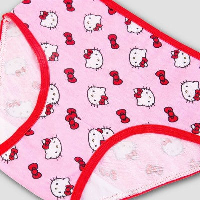 Toddler Girls' Hello Kitty 7pk Bikini Underwear - 2T-3T: Classic Patterns, Full Waistband Elastic