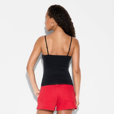 Women's Seamless Cami - Wild Fable Black M