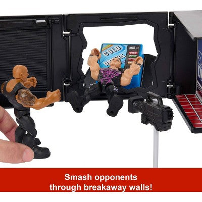 WWE Knuckle Crunchers The Rock's Microphone Playset Action Figure