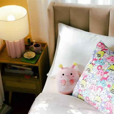 SquishPillow by Original Squishmallows Soft Bed Pillow and Ultra Soft Pillowcase Cover