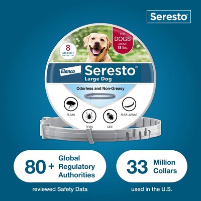 Seresto Flea & Tick Dog Insect Prevention Collar - L