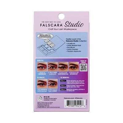 KISS Products Falscara Studio Lash Extension Kit - Dark Chocolate Fluffy -18ct