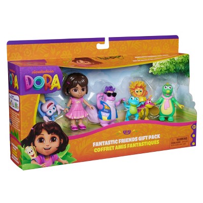 Dora Fantastic Friends Gift Pack with Dora, Boots, Tico, Isa, and Fiesta Trio