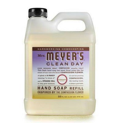 Mrs. Meyer's Clean Day Compassion Flower Hand Soap Refill - 33 fl oz