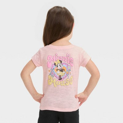 Toddler Girls' Disney Minnie Mouse T-Shirt - Rose Pink 4T