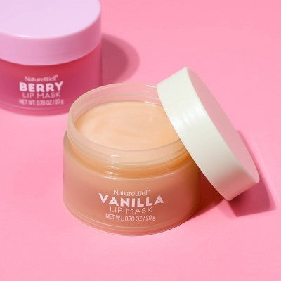 NatureWell Hydrating Lip Mask - Vanilla - 0.7oz